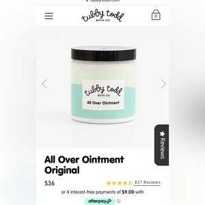 Tubby Todd All Over Ointment